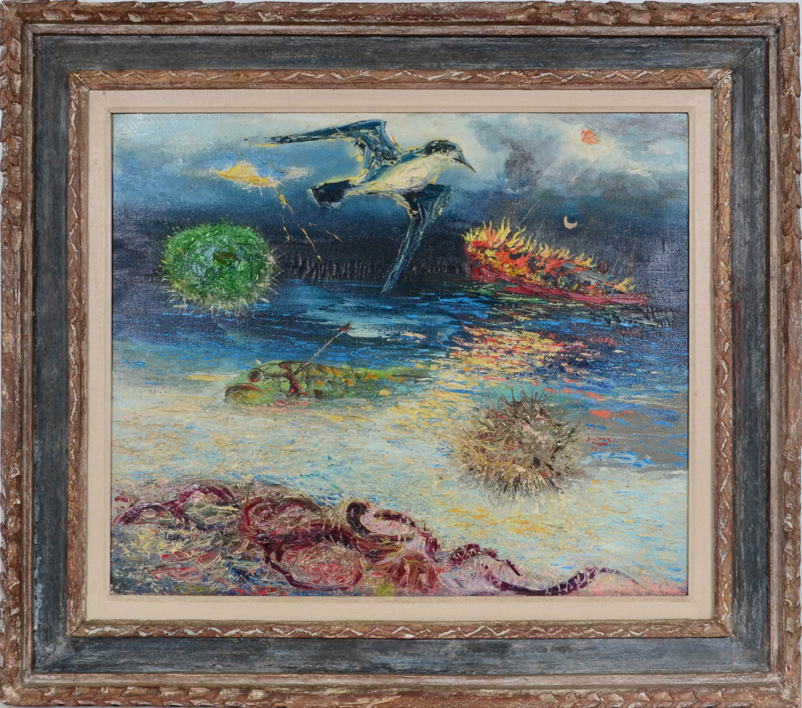 Guima (1927-1993), Pássaro e flores - foto 1 de 3
