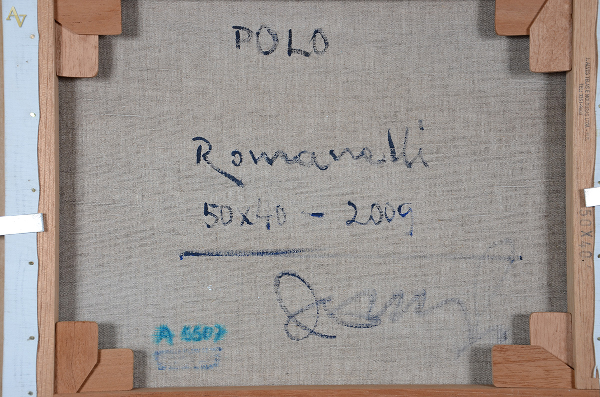 ROMANELLI (1945) - Jogo de polo - ost - 40 x 50 - foto 4 de 4