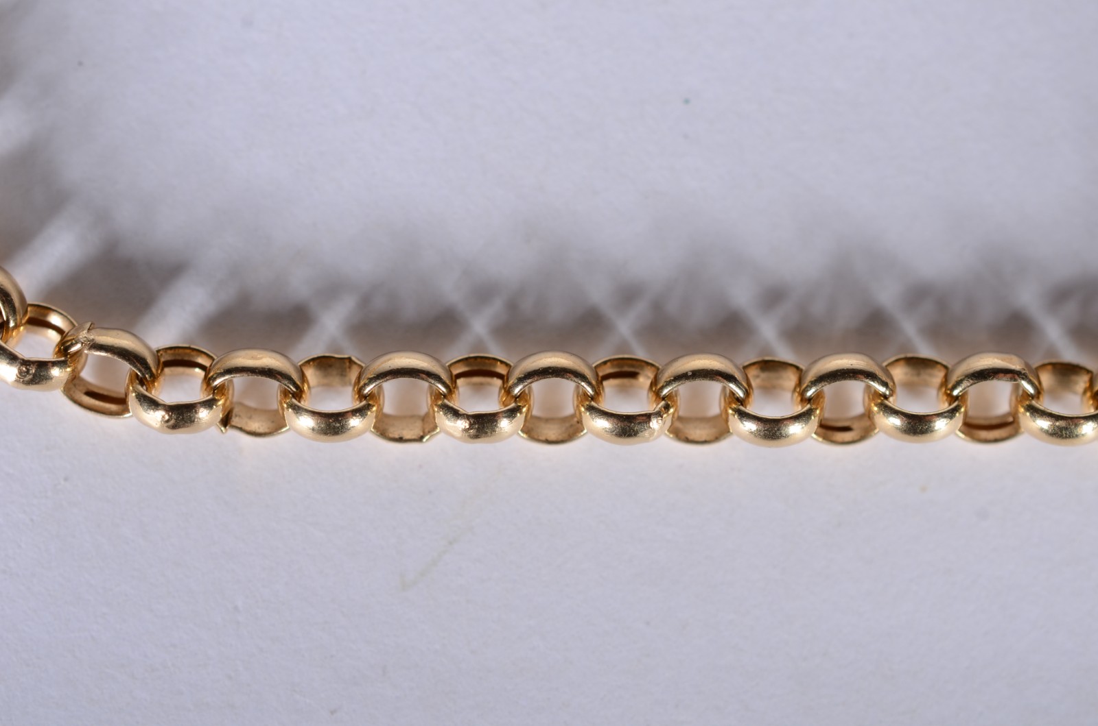 Pulseira de ouro 18 k., contraste 750, elos portugueses. (Por motivos... - foto 2 de 3