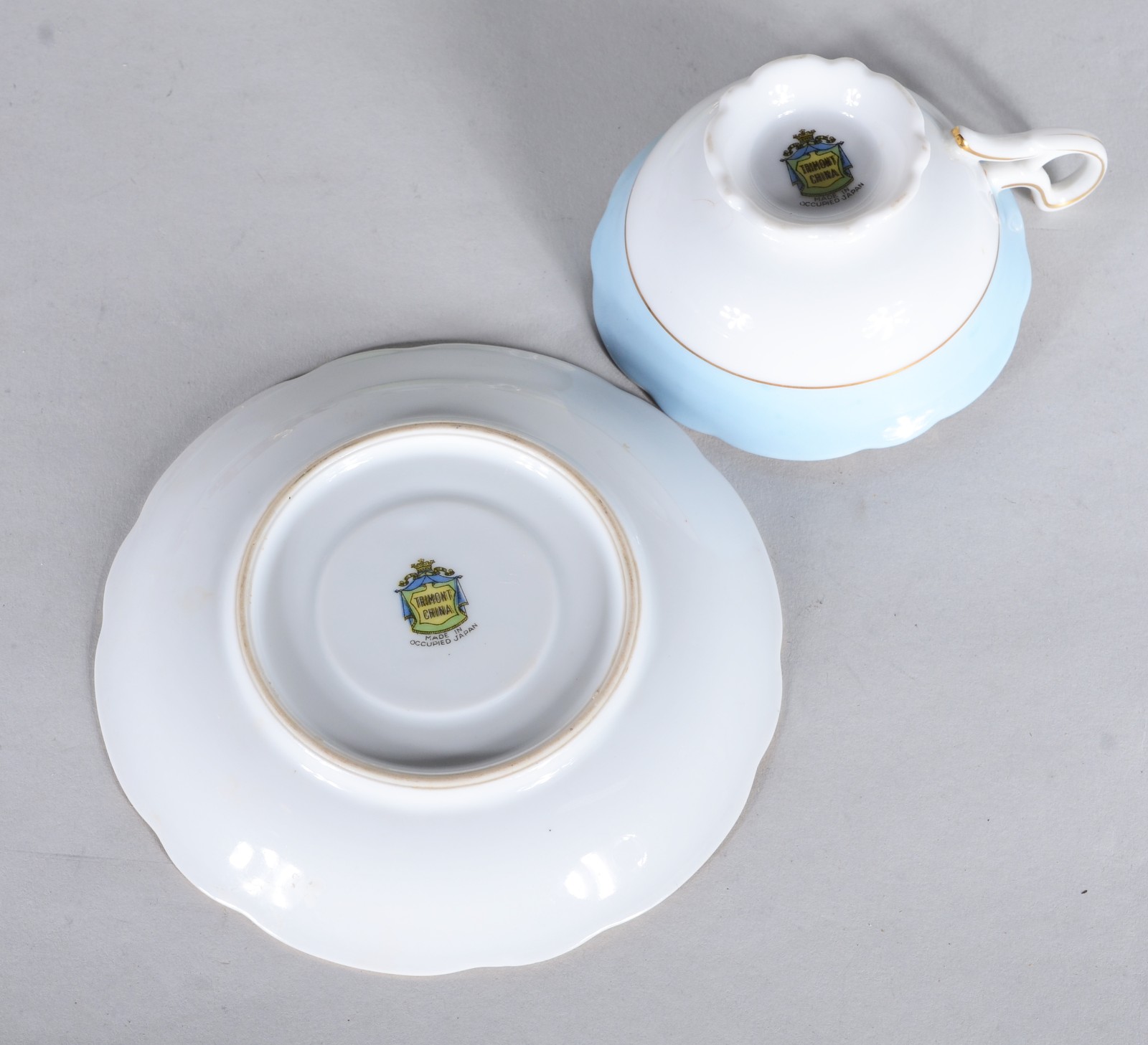 Dois conjuntos de xícaras de chá de porcelana japonesa, sendo: 6 na... - foto 7 de 9