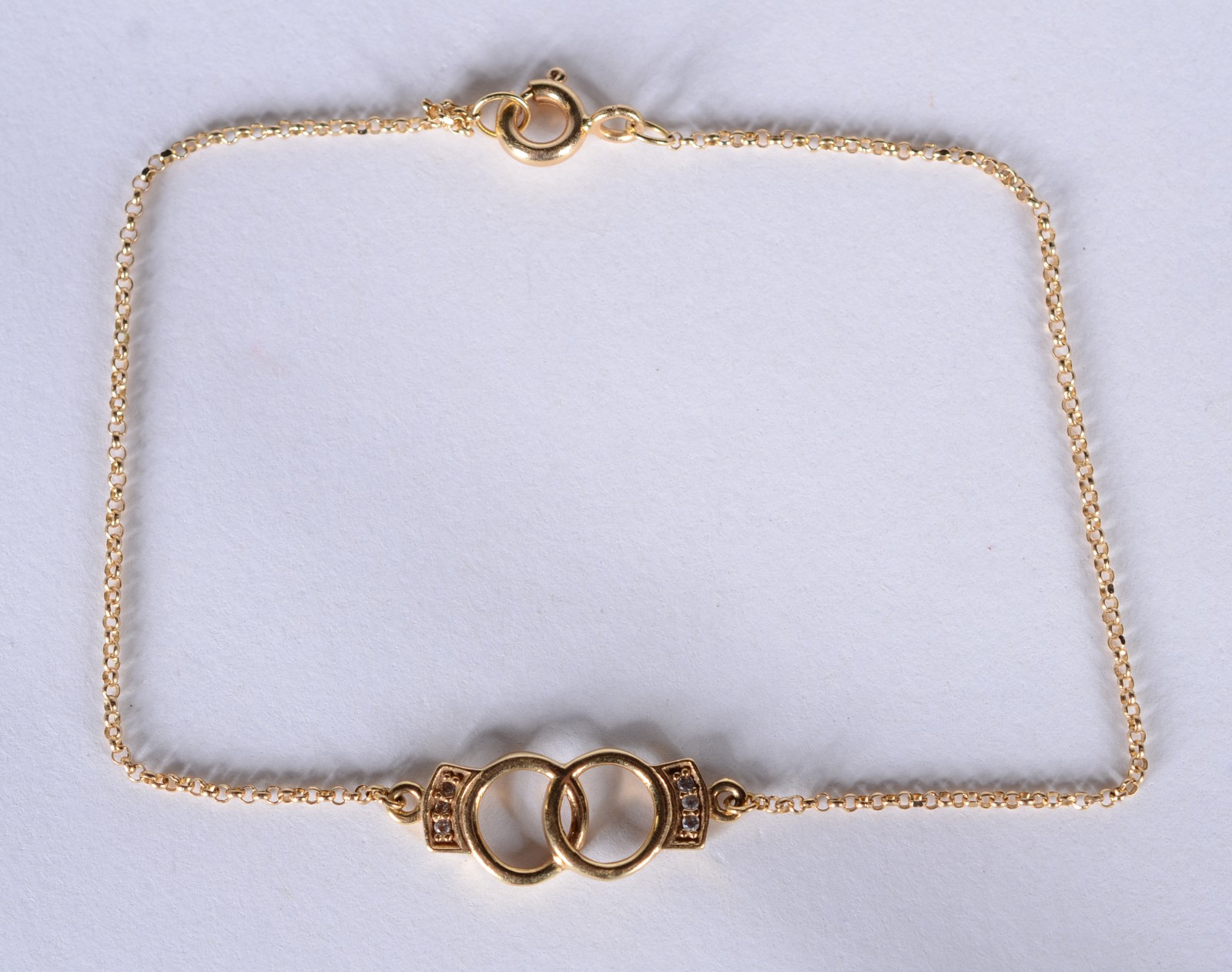 Pulseira de ouro 18 k., aro 17. (Por motivos de segurança a peça não... - foto 1 de 9