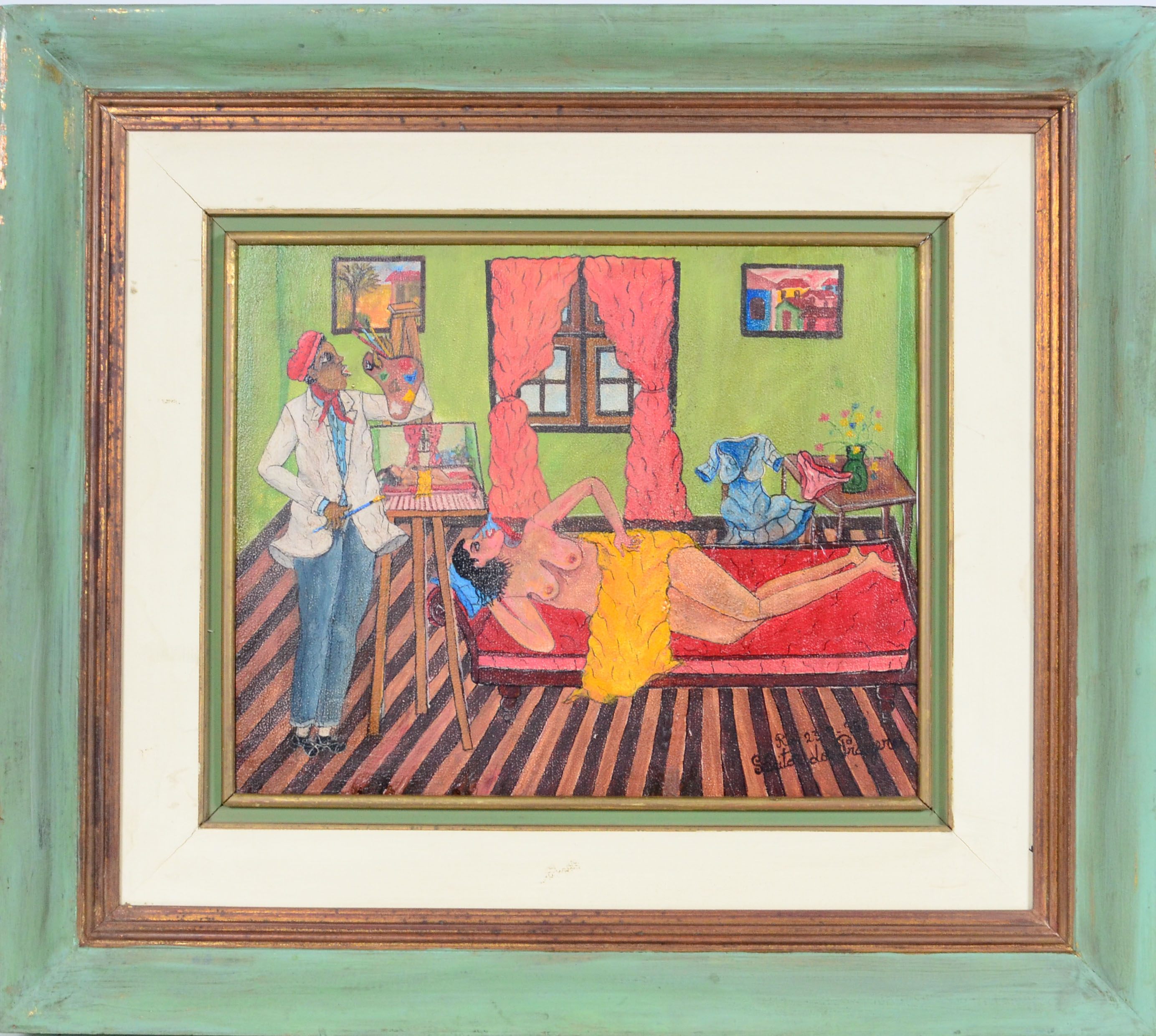 Heitor dos Prazeres (1898-1966), O pintor e A modelo - foto 1 de 3
