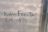 Ivan Freitas (1932-2006), Prismas - Acrílico sobre tela. Datado Rio, 1975.