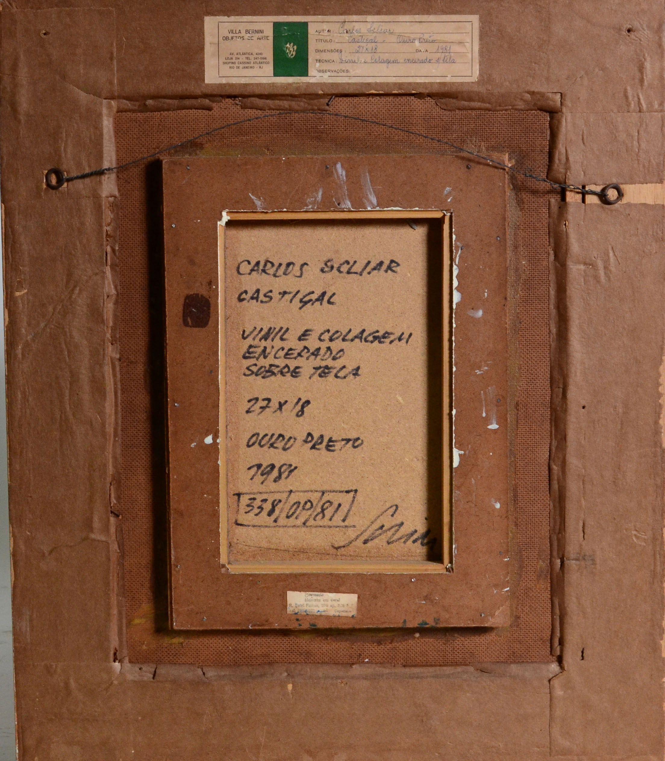 Carlos Scliar (1920-2001), Castiçal - foto 2 de 3