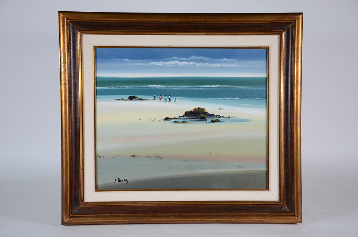 SYLVIO PINTO (1918 - 1997) - Marinha - ost - 73 x 60 - foto 1 de 3