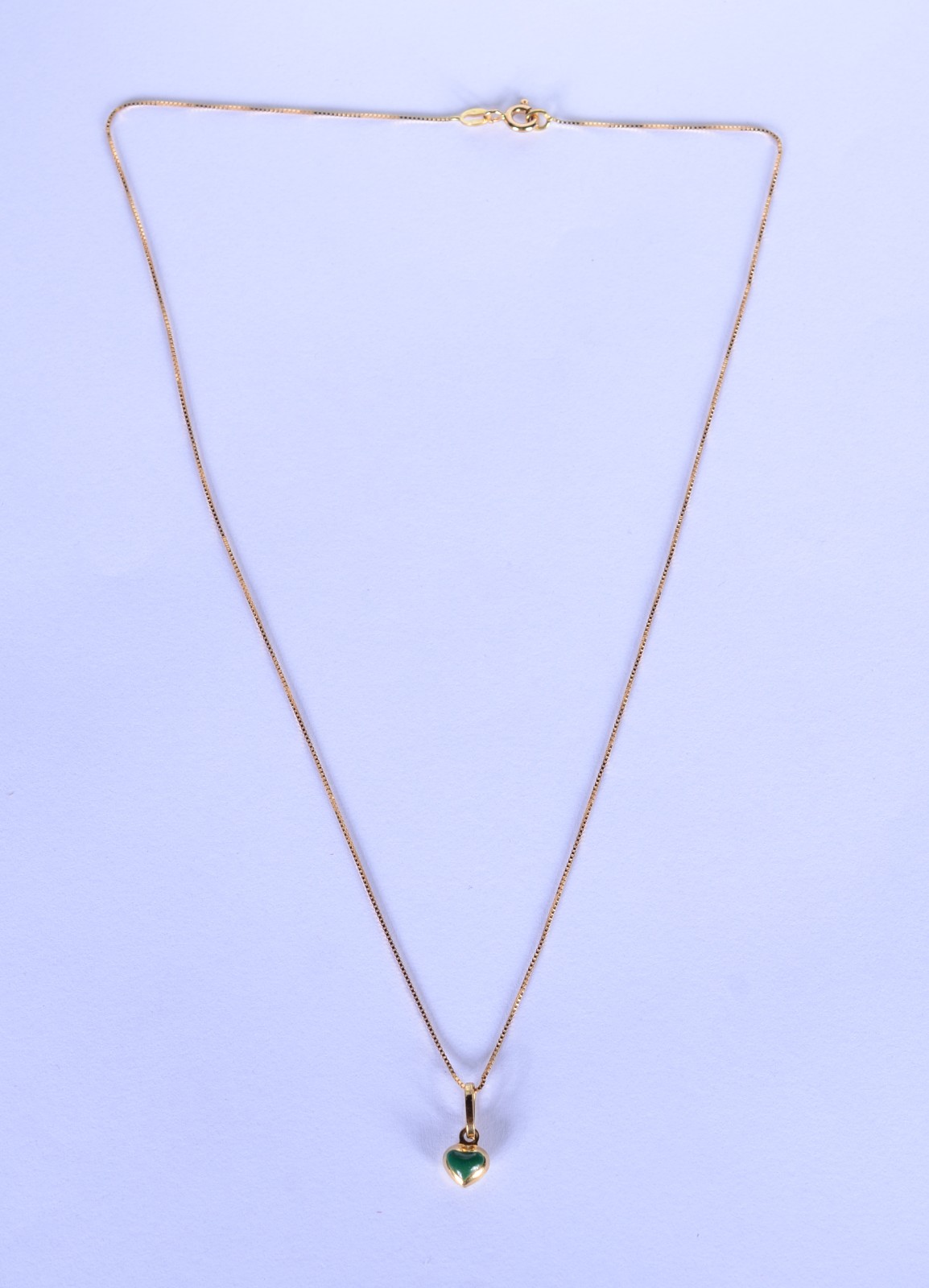 Colar com pendente de ouro 18 k., contraste 750 mls. (Por motivos de... - foto 3 de 7