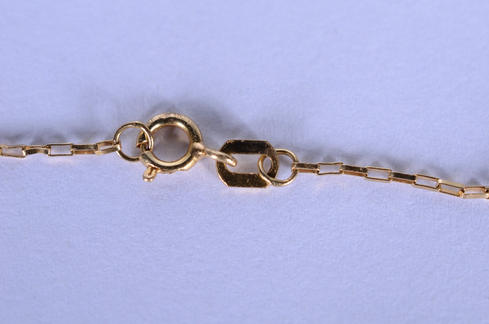 Colar com pendente Olho grego de ouro 18 k., contraste 750 mls. (Por... - foto 4 de 5