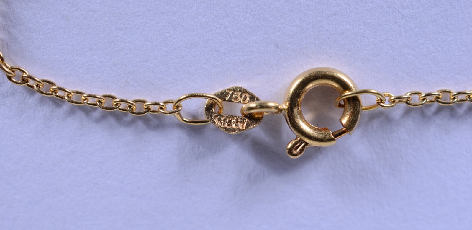 Tornozeleira de ouro 18 k., contraste 750 mls. (Por motivos de... - foto 2 de 8