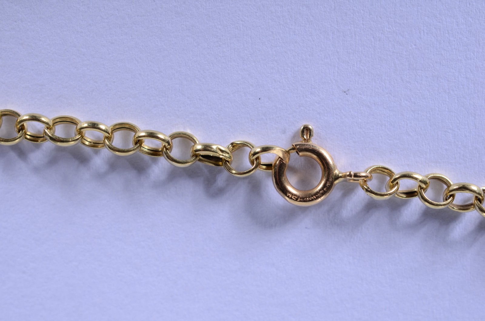 Pulseira de ouro 18 k., contraste 750 mls com elós portugueses. (Por... - foto 3 de 4