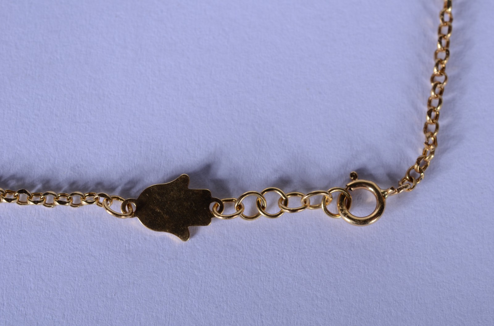 Pulseira em três tons de ouro, contraste 750 mls com "bolinhas"... - foto 6 de 7