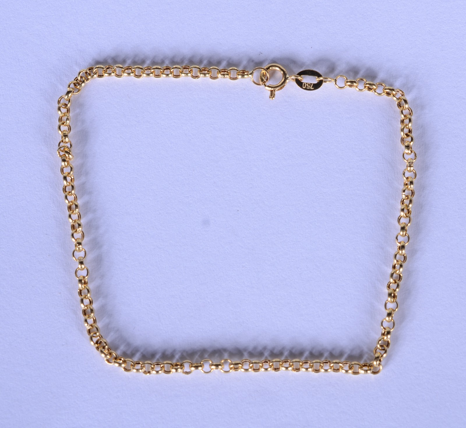Pulseira de ouro 18 k.,contraste 750 mls. (Por motivos de segurança a... - foto 1 de 4