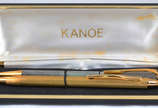 KANOE,  - Par de canetas  dourada e prata 