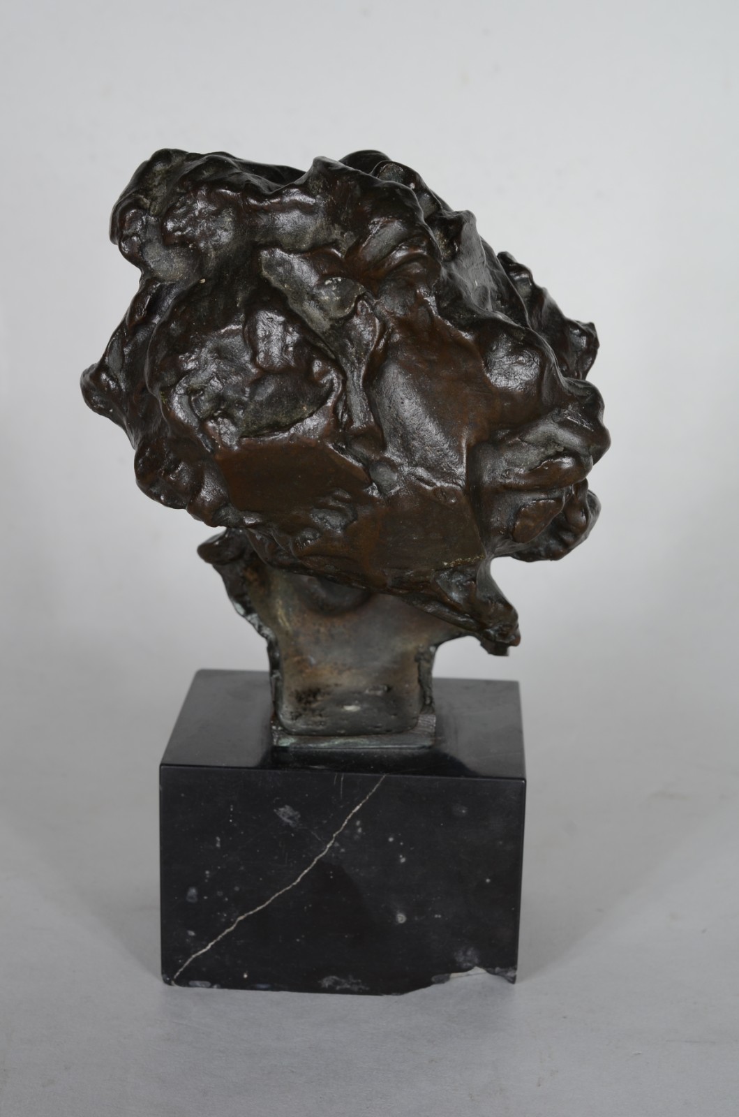 Busto de bronze representando Ludwig Van Beethoven, assinada. - foto 6 de 9