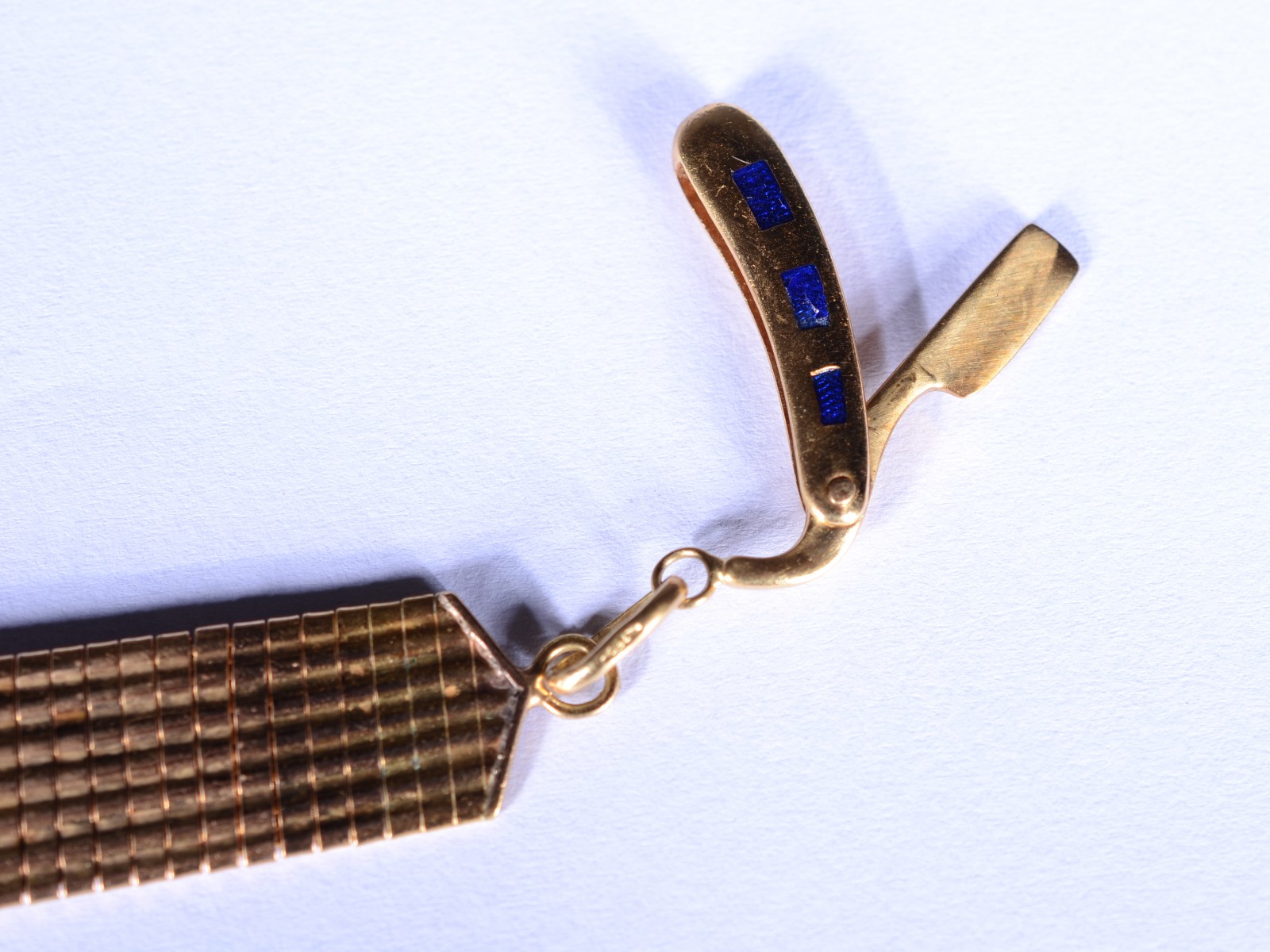 Chaveiro de ouro 18 k, com pequena navalha. (Por motivos de segurança... - foto 4 de 7
