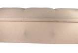 Cassina (1927), Maralunga - Sofá estofado para 3 lugares, design italiano. Tecido com desgastes.