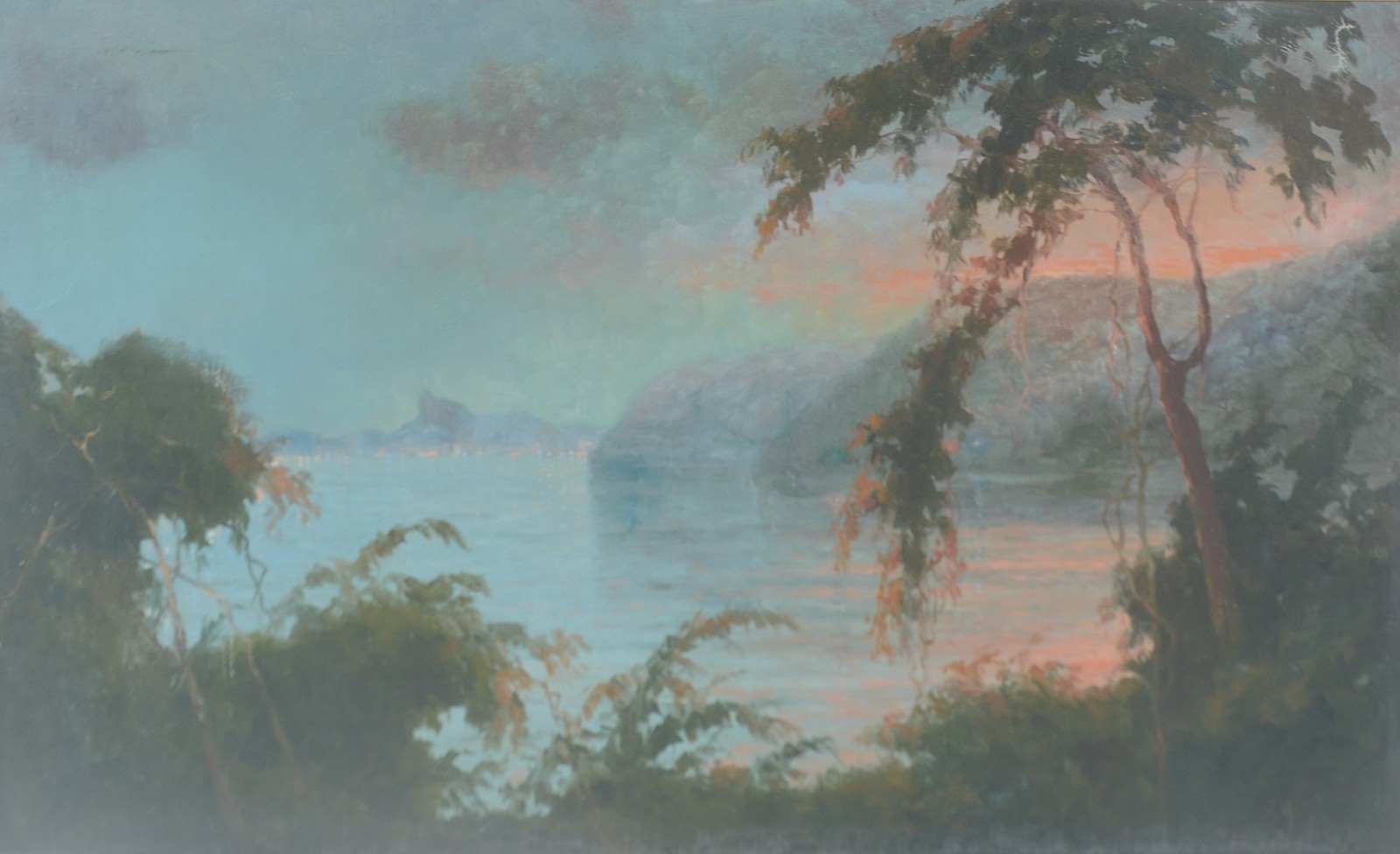 Francisco Coculilo (1893-1971), Paisagem do RJ visto de Niteroi - foto 1 de 5