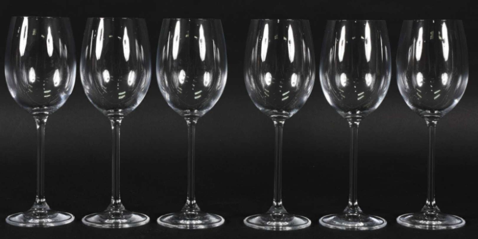 Seis taças de cristal para vinho branco, 350 ml. - foto 1 de 2