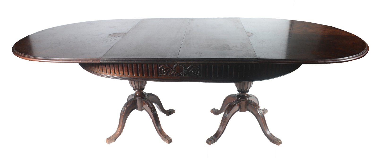 Mesa de jantar de madeira nobre, 2 tabuas extensoras ( 110 cm x 0,42... - foto 3 de 11
