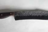 Faca Bushcraft Pantaneira, feita artesanalmente... - Faca Bushcraft Pantaneira, feita artesanalmente por Paulo Ribeiro com lamina de aço caborno de mola 5160, 10 polegadas de lamina e 6,5 mm de dor...