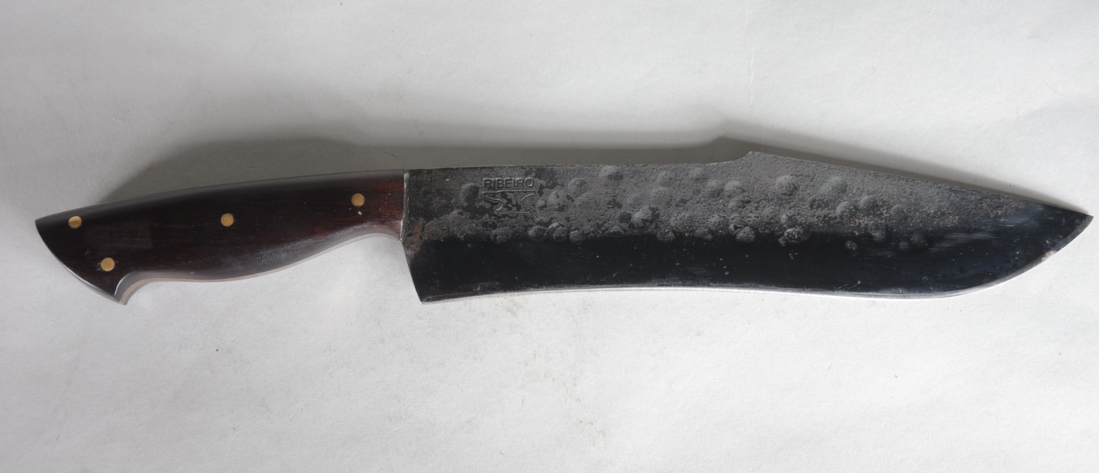 Faca Bushcraft Pantaneira, feita artesanalmente por Paulo Ribeiro com... - foto 4 de 9