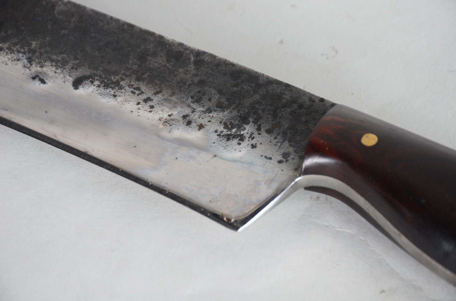 Faca Bushcraft Pantaneira, feita artesanalmente por Paulo Ribeiro com... - foto 5 de 9