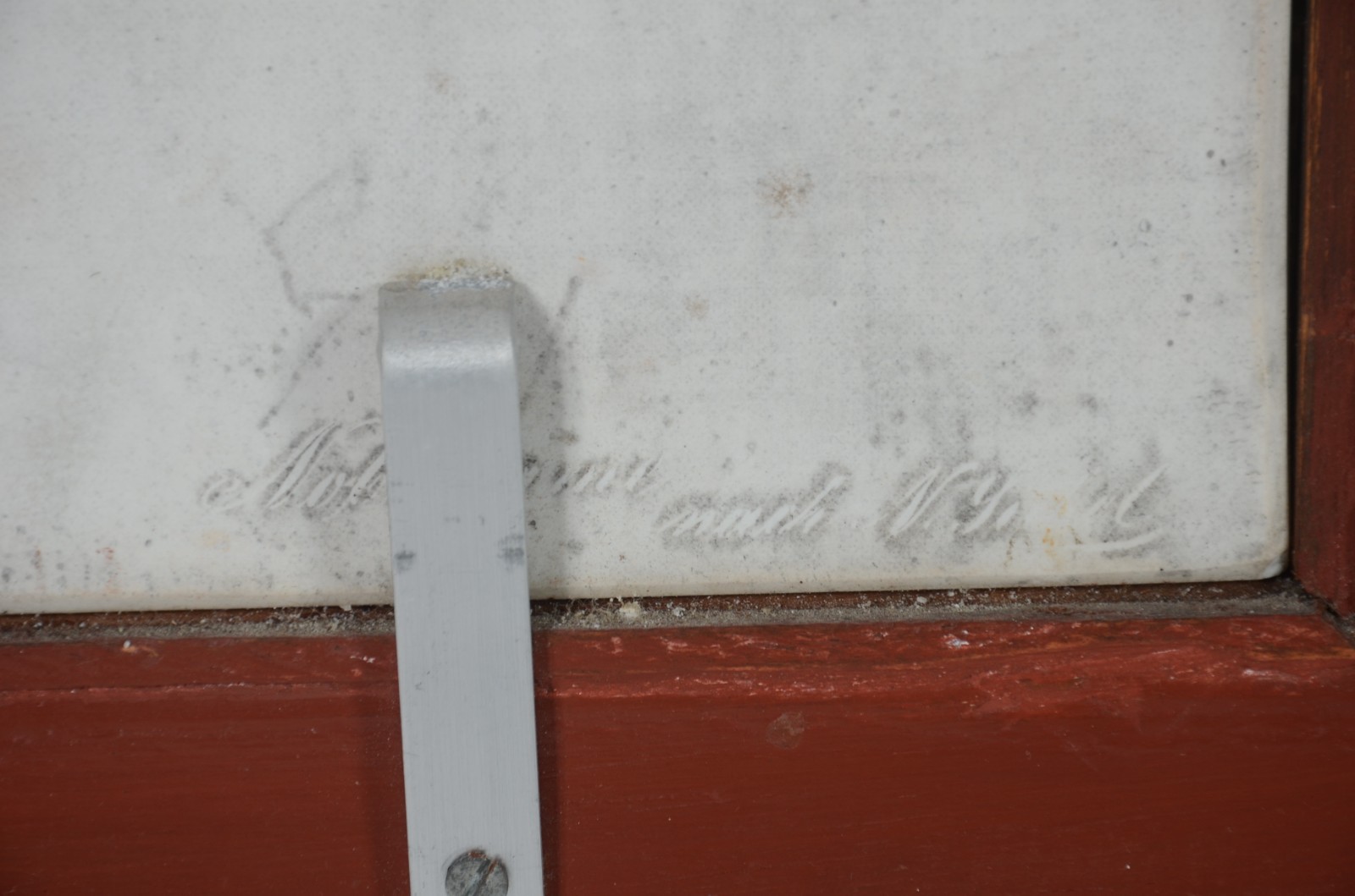 Belíssima pintura feita a mão sobre placa de porcelana alemã KPM, de... - foto 6 de 8