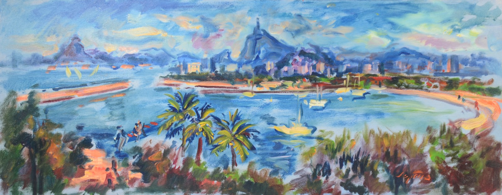  Sérgio Telles (1936-2022), Paisagem do Rio de Janeiro - foto 1 de 4