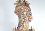 Nossa Senhora da Conceição - Imagem de madeira ... - Nossa Senhora da Conceição - Imagem de madeira policromada e dourada com coroa de prata. Bahia, século XIX.