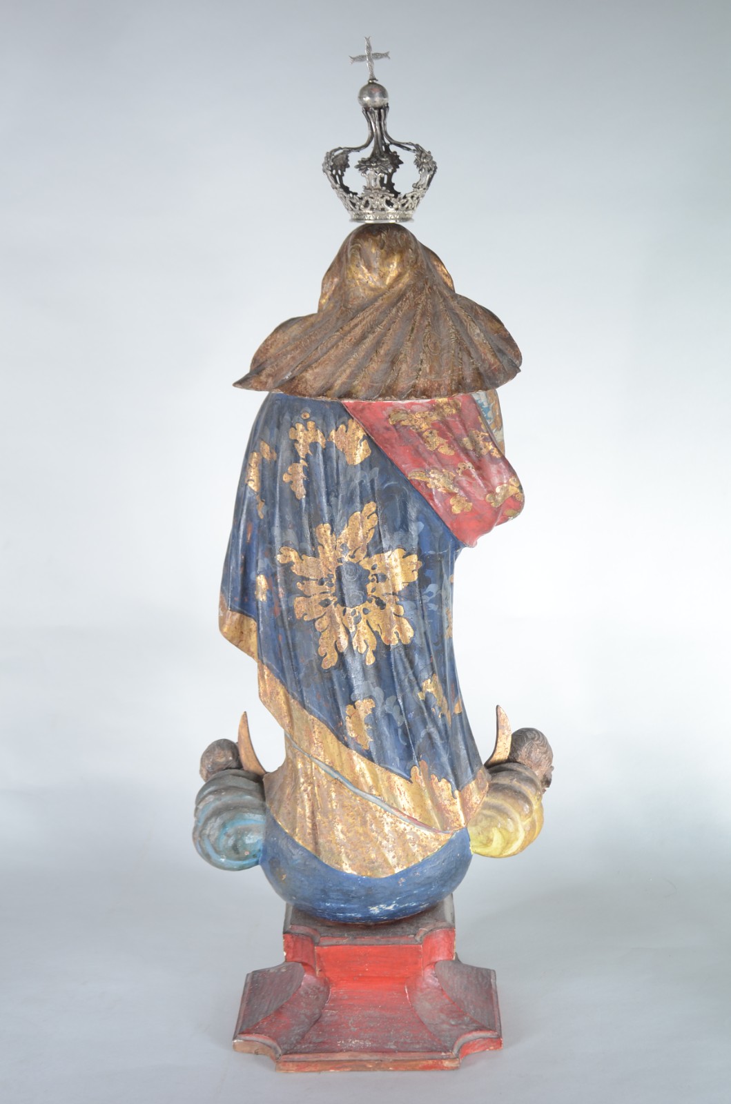Nossa Senhora da Conceição - Imagem de madeira policromada e dourada... - foto 2 de 7