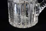 Par de jarras para água de cristal europeu rica... - Par de jarras para água de cristal europeu ricamente lapidadas.