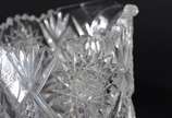 Par de jarras para água de cristal europeu rica... - Par de jarras para água de cristal europeu ricamente lapidadas.