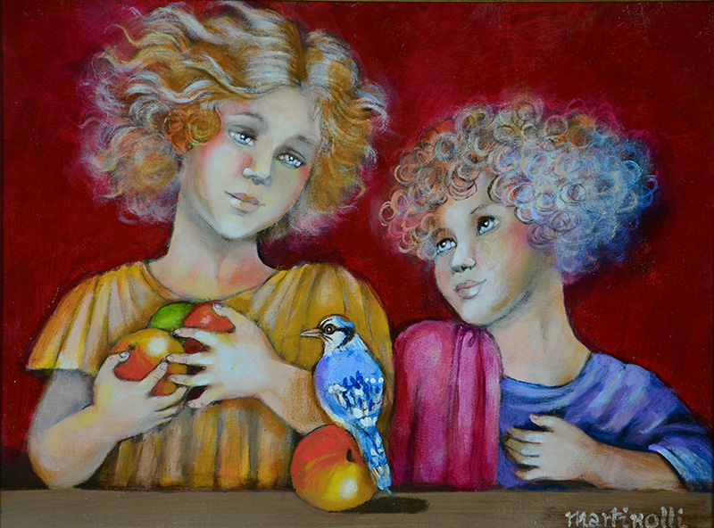 MARTINOLLI (1938) - Meninas - ost - 30 x 40 - foto 2 de 4