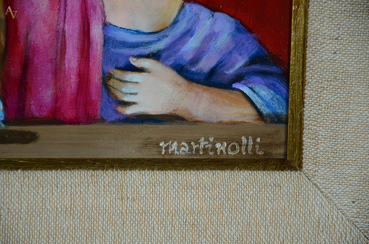 MARTINOLLI (1938) - Meninas - ost - 30 x 40 - foto 3 de 4