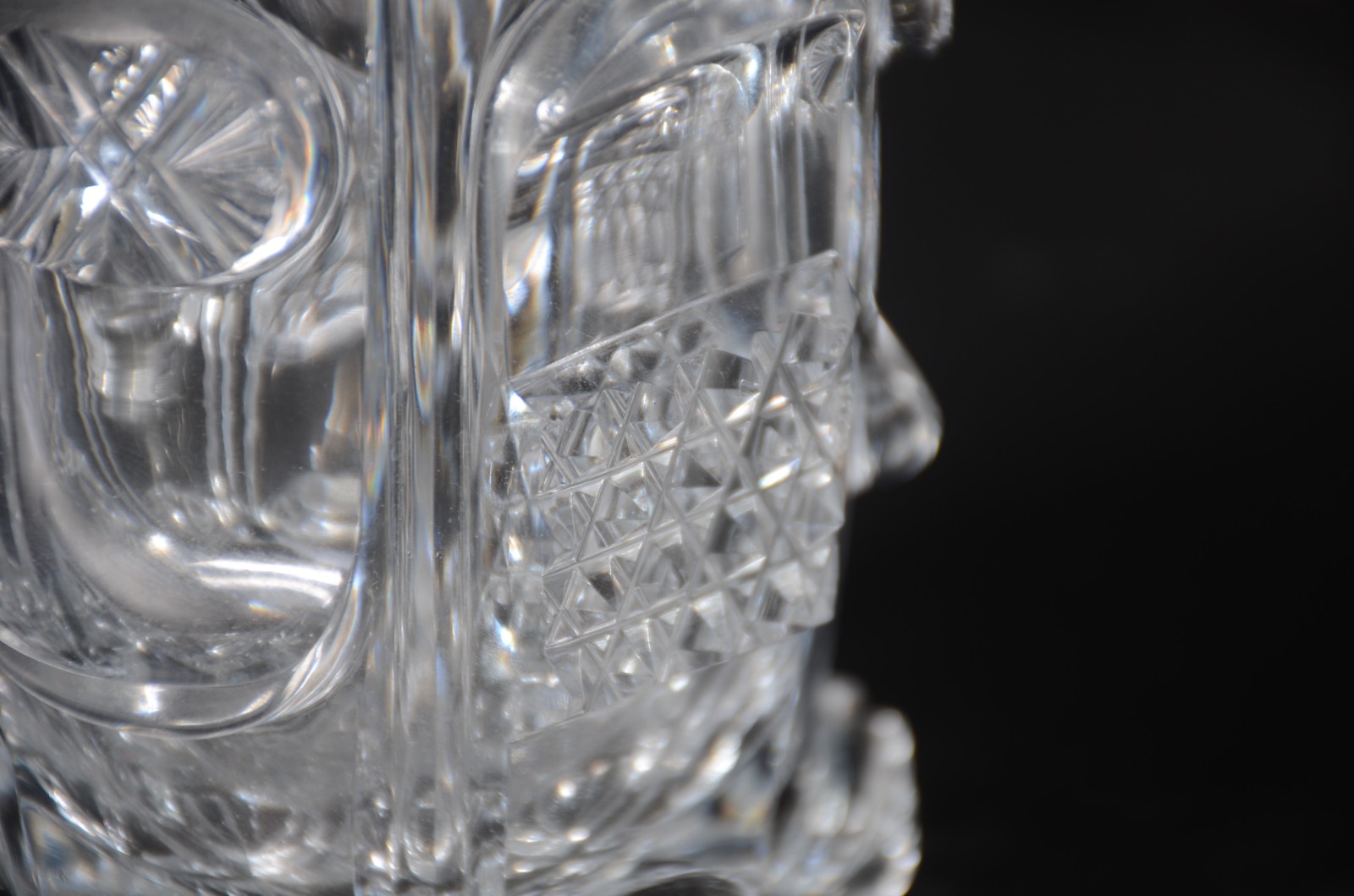 Seis peças de cristal, sendo: 2 goblets; 2 açucareiros e 2 cremeiras. - foto 9 de 9