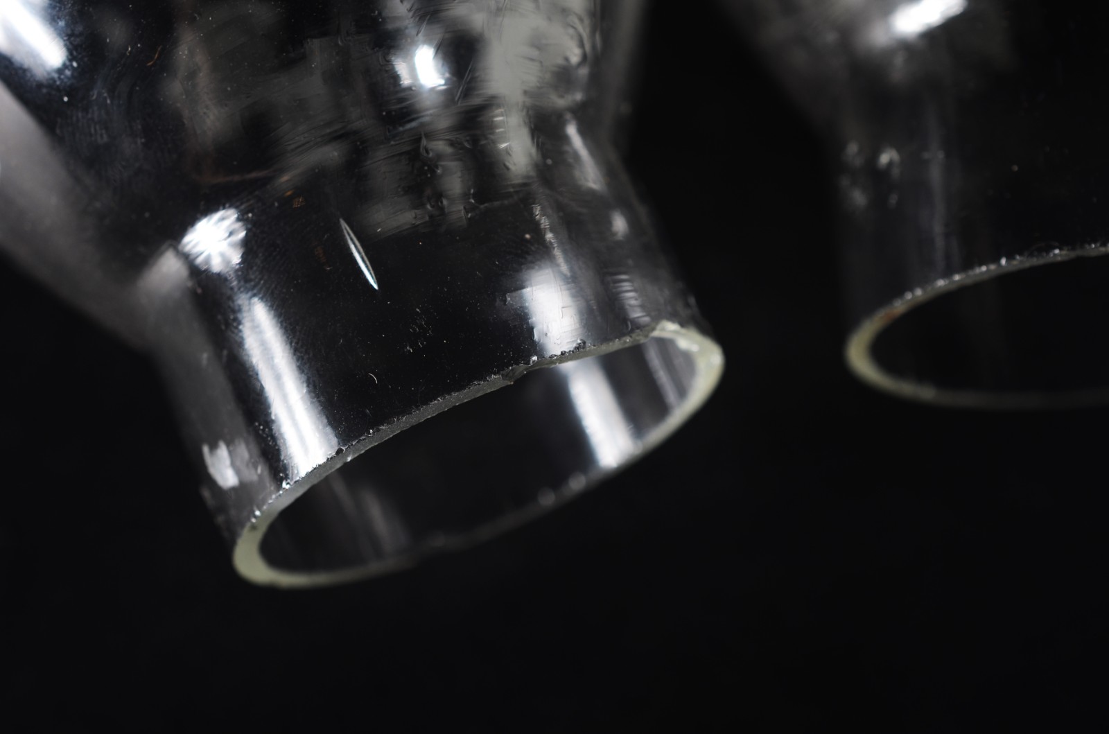Abatjour de cristal para 2 luzes, pingentes lapidados e mangas... - foto 11 de 11
