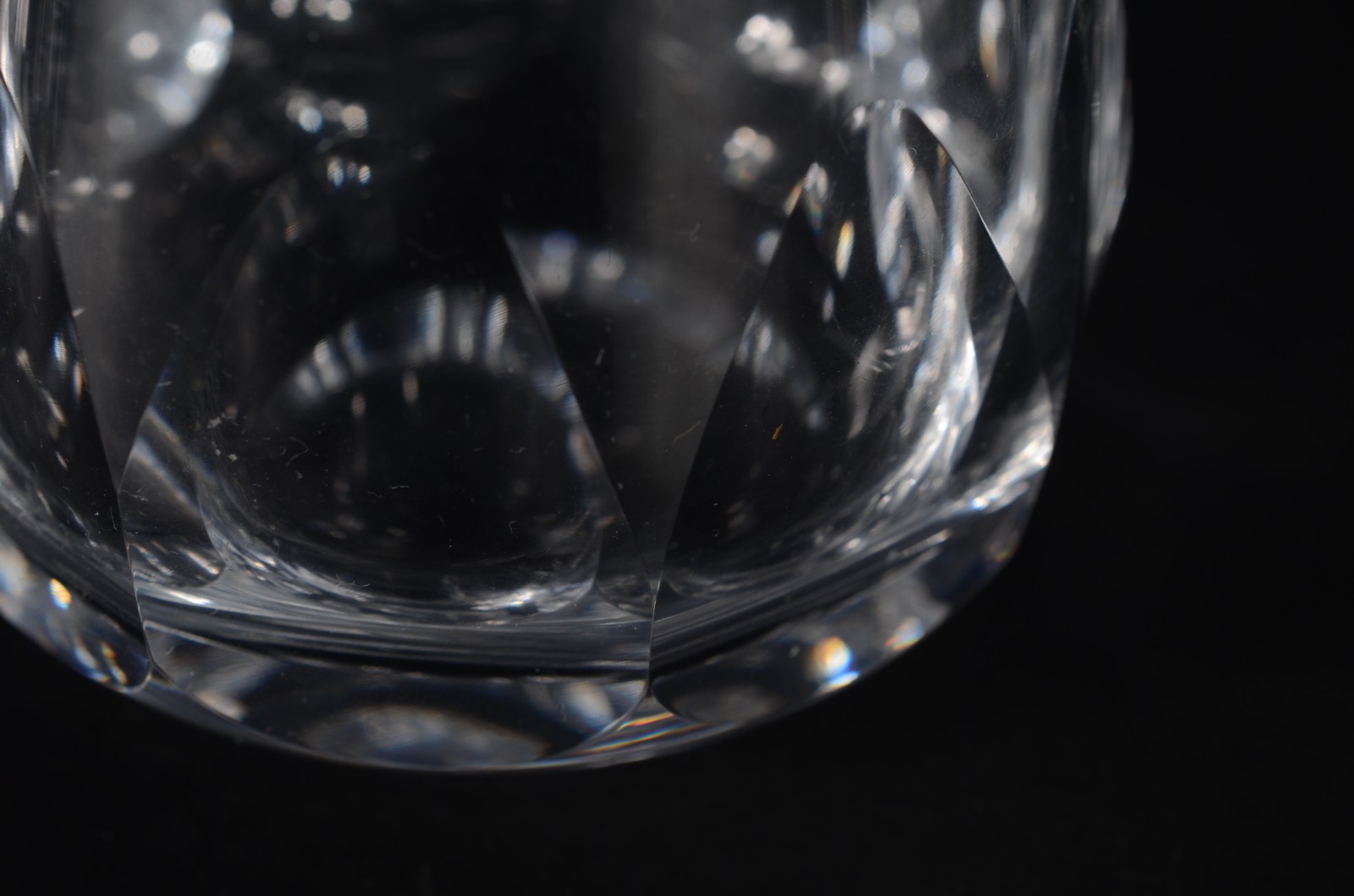 Cinco copos de cristal para Whisky. Um bicado. - foto 4 de 5