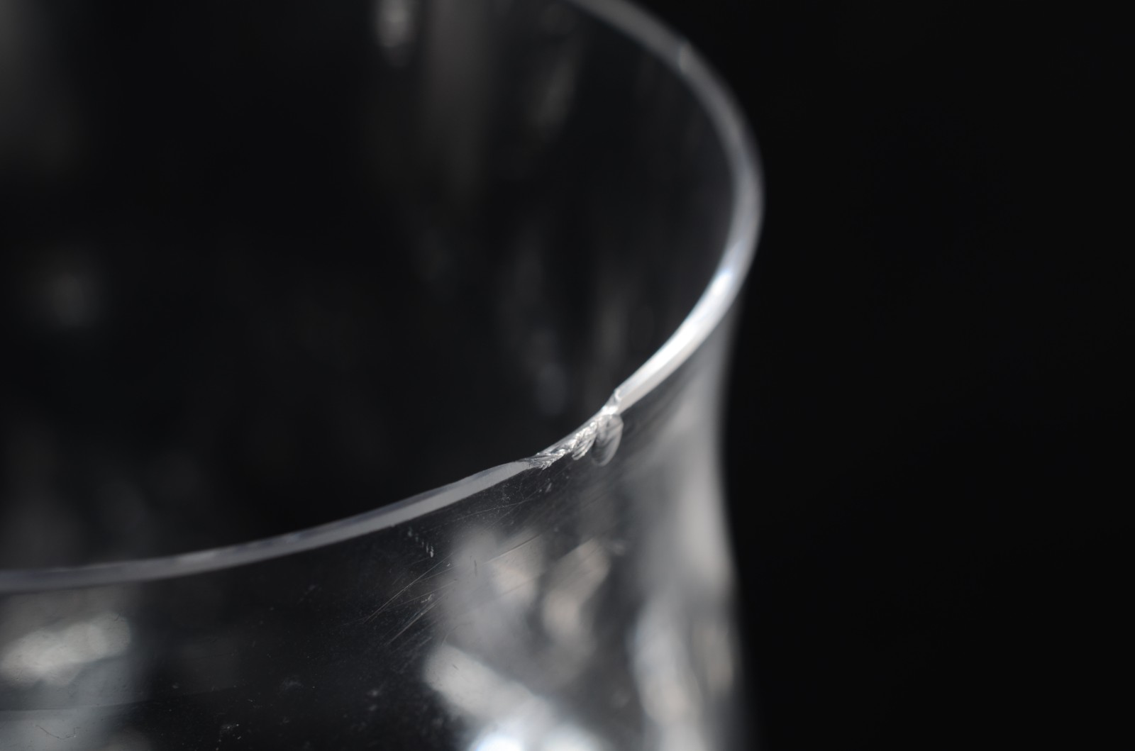 Cinco copos de cristal para Whisky. Um bicado. - foto 5 de 5