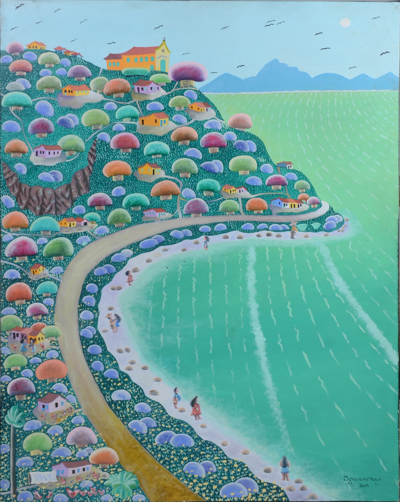Ignácio da Nega (1945), Estrada Beirando o Mar - foto 1 de 5