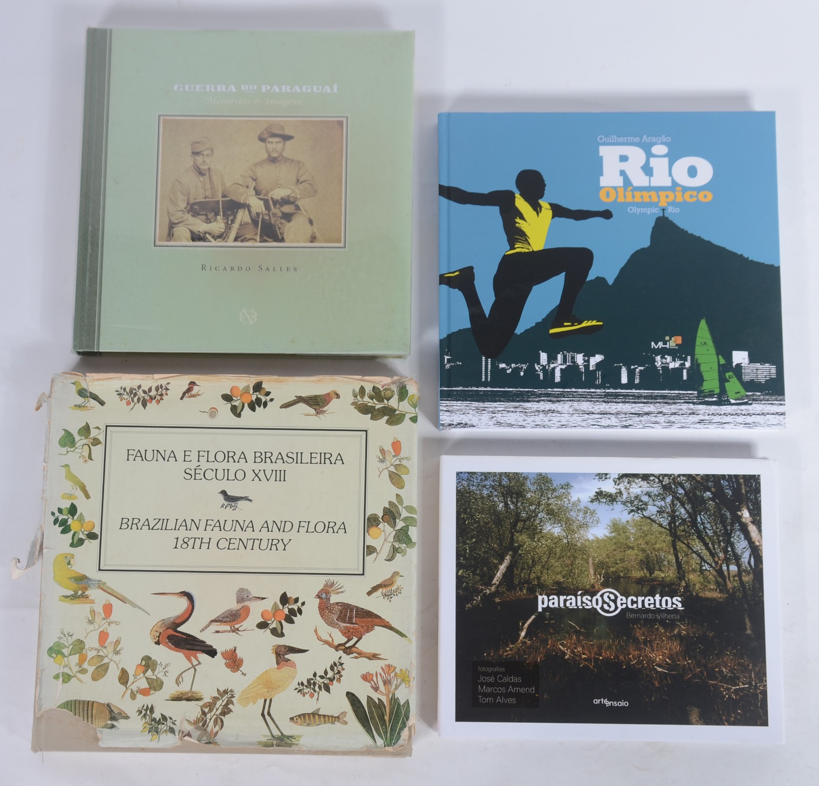 Quatro livros: A) Guerra do Paraguai - Ricardo Salles B) Fauna e... - foto 1 de 6