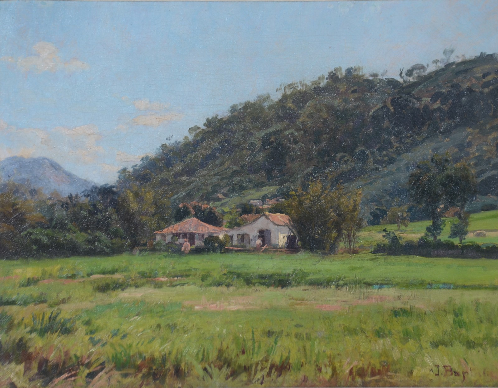 Baptista da Costa  (1865-1926), Paisagem com casas - foto 1 de 4