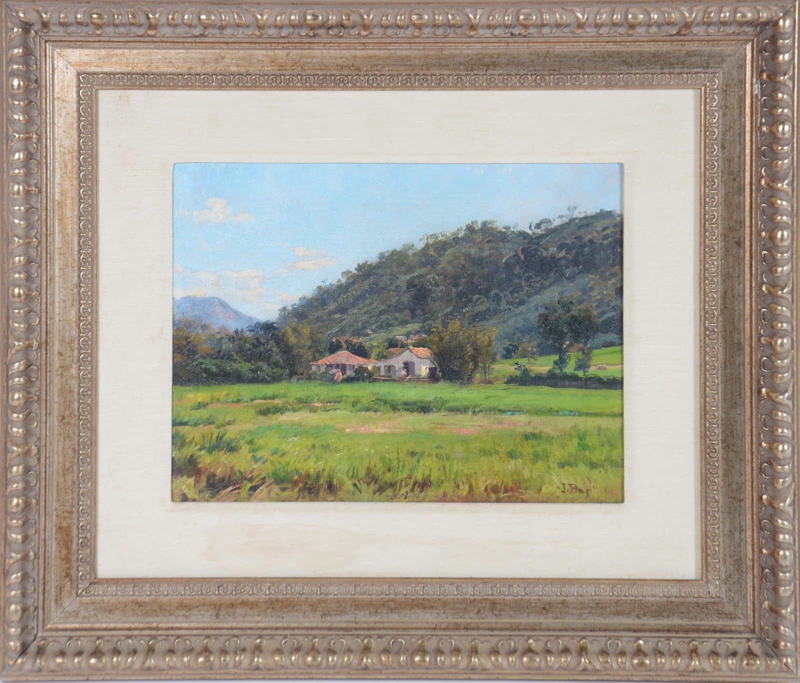 Baptista da Costa  (1865-1926), Paisagem com casas - foto 2 de 4