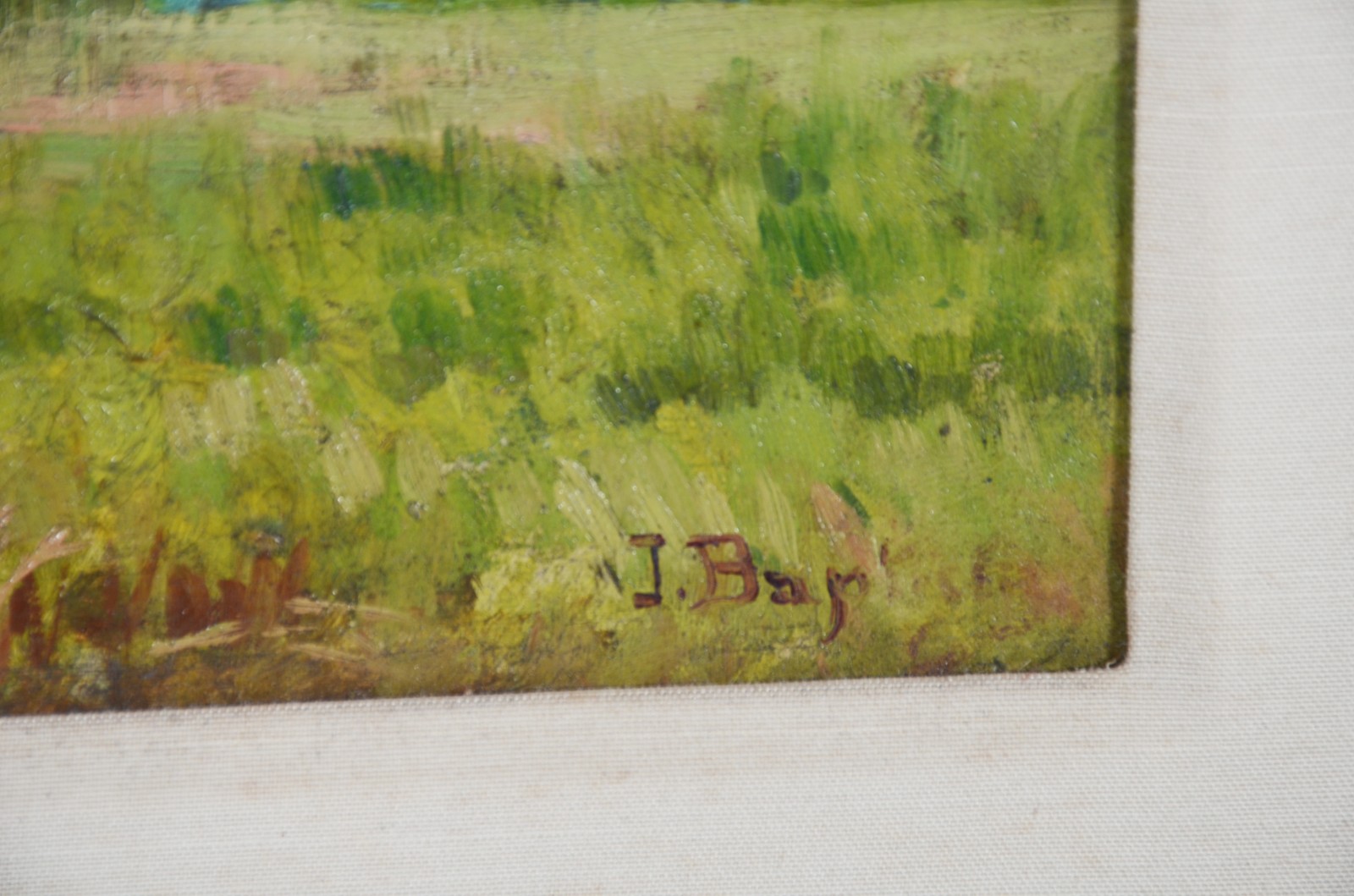 Baptista da Costa  (1865-1926), Paisagem com casas - foto 3 de 4