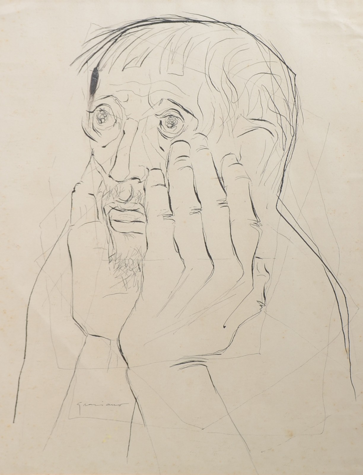 Clóvis Graciano (1907-1988), Figura de Homem - foto 1 de 7