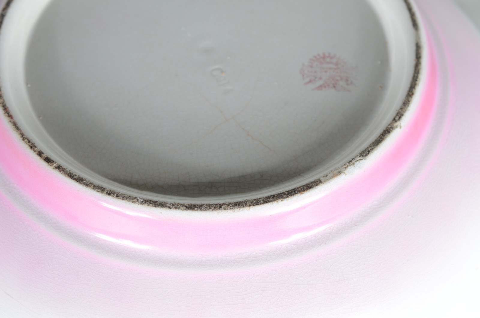 Gomil com bacia de faiança alemã Villeroy & Boch, decorado com flores... - foto 7 de 11