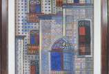 Fernando P. (1917-2005), Fachada - Óleo sobre tela.