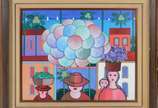 Adelson do Prado (1944-2013), Vendedor de Bola - Óleo sobre tela - datado 2000.