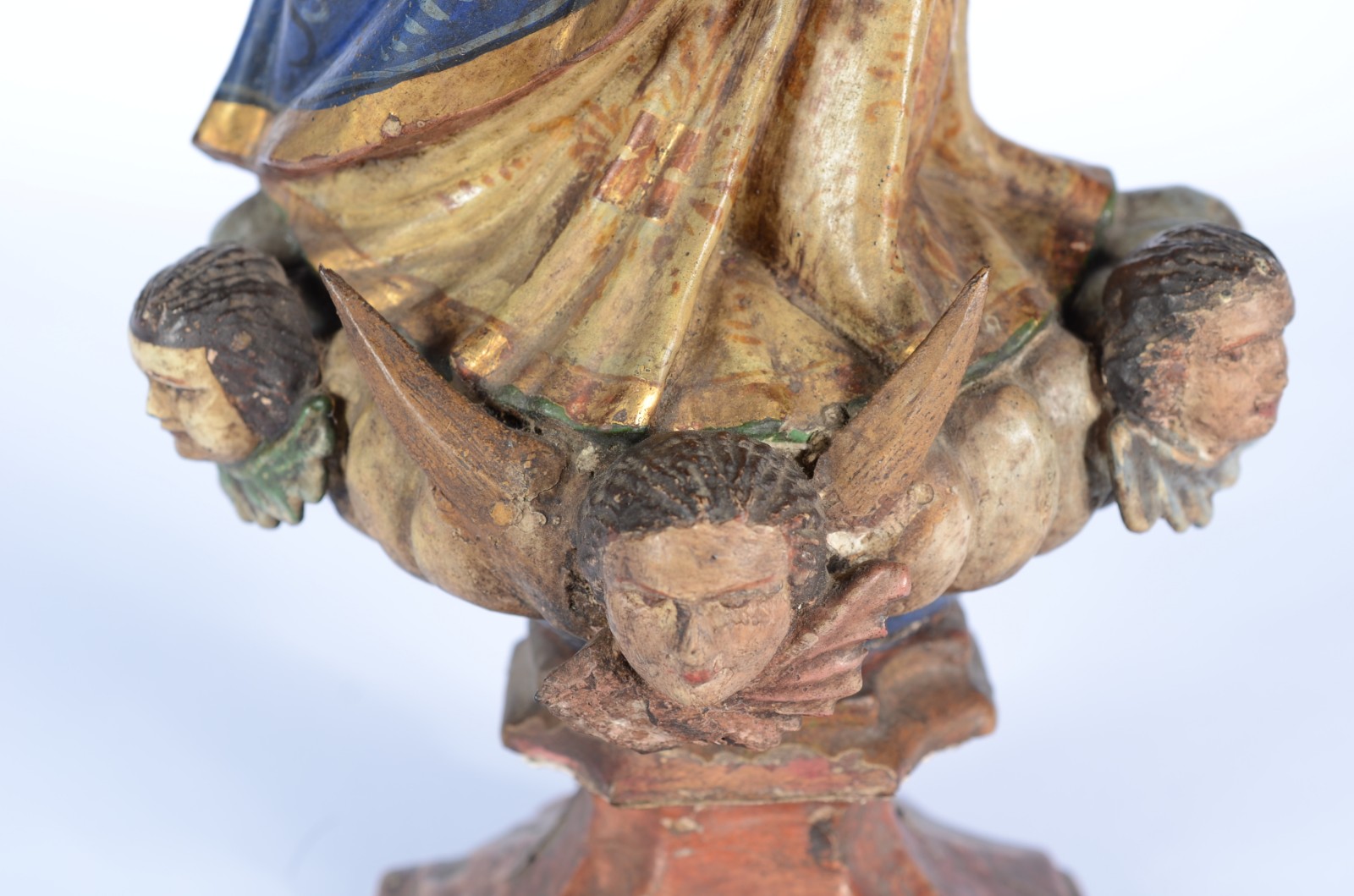 Nossa Senhora da Conceição - Imagem de madeira policromada e dourada... - foto 6 de 9