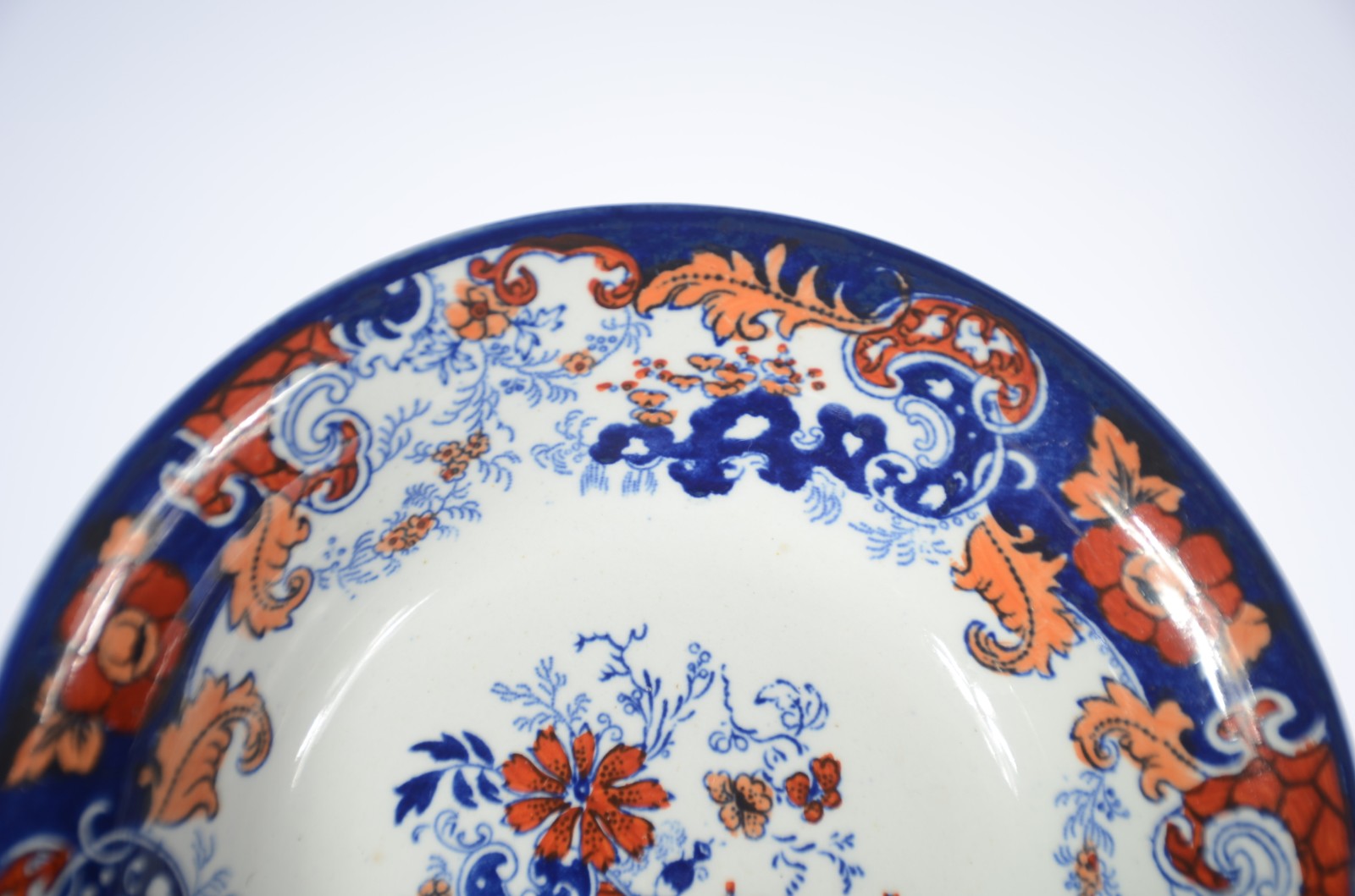 Onze bowls de faiança inglesa decorados em tons de rouge de fer e... - foto 2 de 7