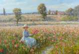 Matoso (1931), Campo de Flores - Óleo sobre tela - datado 2002.