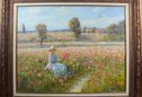 Matoso (1931), Campo de Flores - Óleo sobre tela - datado 2002.